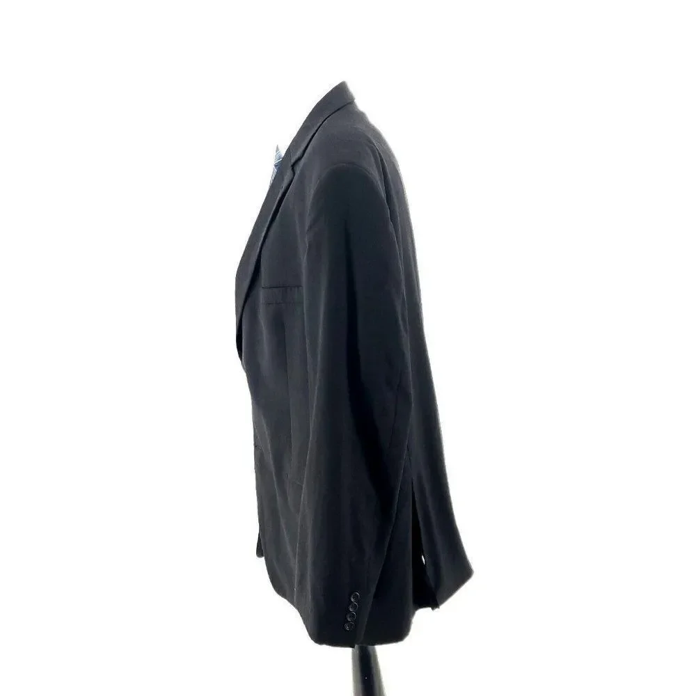 Pronto Uomo‎ Wool 2 Button Blazer 46L Or Slim 48L Gray